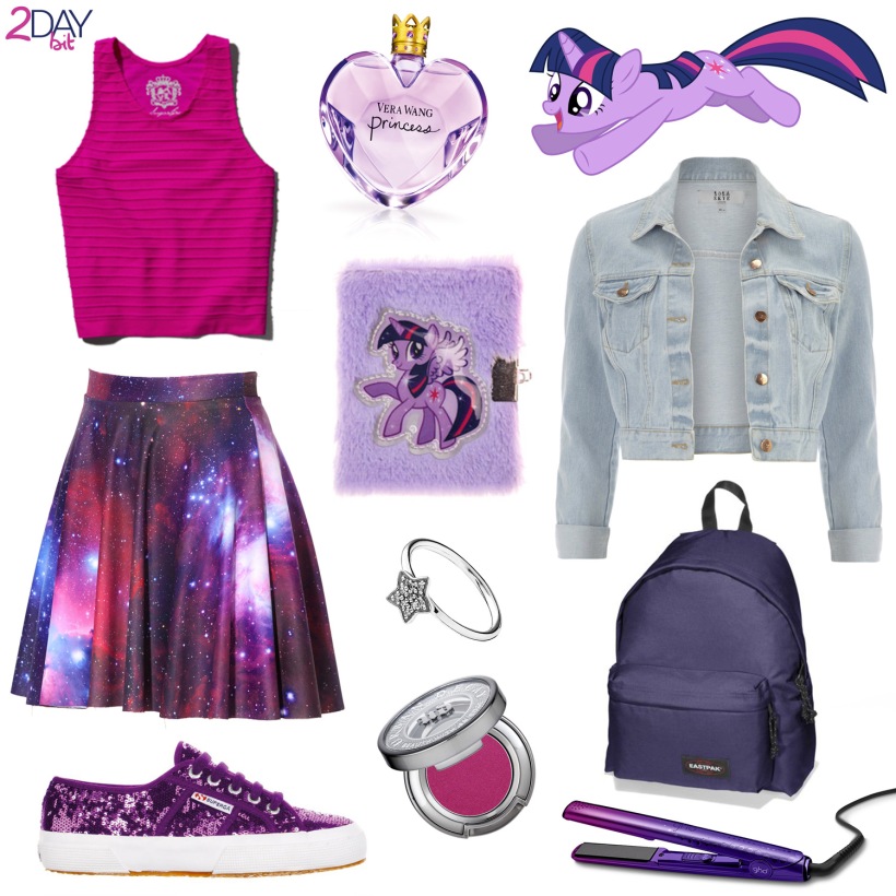 2Daybit - Twilight Sparkle - My Little Pony inspired outfit 